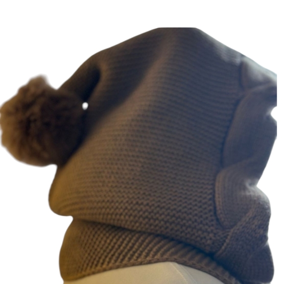 NEW Anthropologie Camel Tan Hooded Scarf / Winter Wrap - Picture 7 of 7